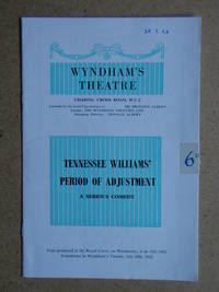 Tennesse Williams' Period Of Adjustment. Theatre Programme.