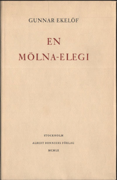 EN MÖLNA-ELEGI. Metamorfoser.