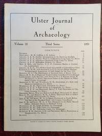 Ulster Journal Of Archaeology Third Series Volume 22 1959 A Newly Discovered Statue At The Church...