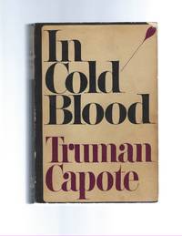 cover of ADVANCE READING COPY OF THE FIRST EDITION of Capote's masterpiece In Cold Blood