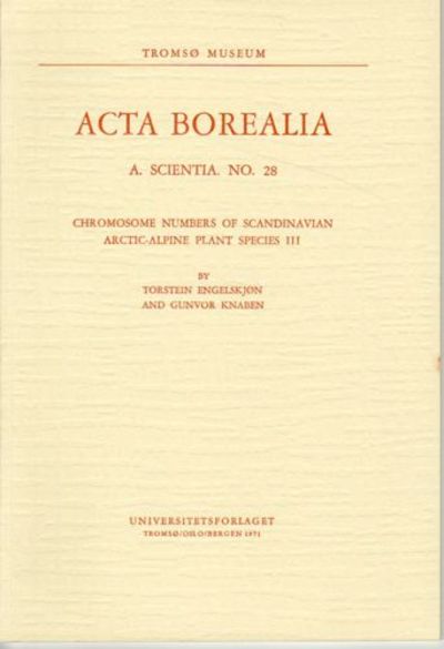 Cromosome numbers of Scandinavian arctic-alpine…