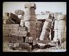 Karnak. Ruins de la salle hypostyle, vue de l'intérieur