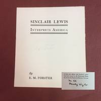 image of SINCLAIR LEWIS INTERPRETS AMERICA