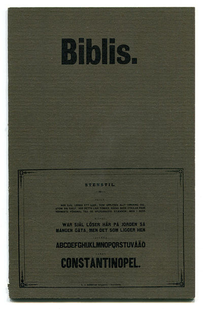 Anders Billow. Den nya saklighetens typograf.…