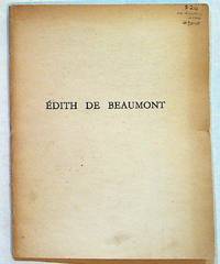 Edith De Beaumont: Notes et Meditations