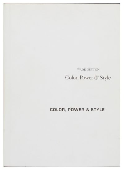 Wade Guyton: Color, Power & Style