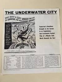 The Underwater City Pressbook 1961 William Lundigan, Julie Adams, Roy Roberts