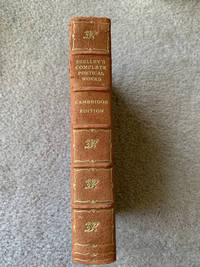 cover of The Complete Poetical Works of Percy Bysshe Shelley
