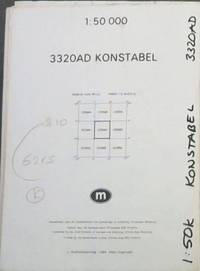 image of Topographical Map, South Africa: Konstabel - 3320AD - 1: 50 000