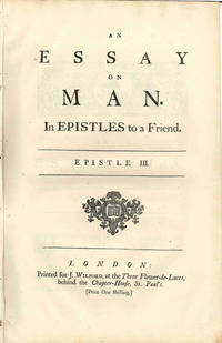 pope an essay on man epistle i 1733 pope an essay on man epistle i 1733