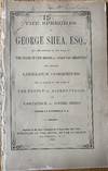 The Speeches of George Shea, Esq., For the Defense on the Trial of The State of New Jersey vs. Orrin Vanderhoven, for Alleged Libelous Comments upon a Witness in the Cases of The People vs. Alfred Inglis, and Kirkpatrick vs. Alfred Inglis, Tried at Paterson, N. J.