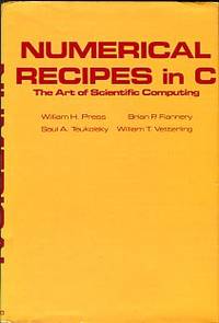 cover of Numerical Recipes In C: The Art Of Scientific Computing