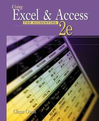 Using Excel & Access 2007 for Accounting [With CDROM]