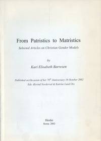 From Patristics to Matristics. Selected Articles…