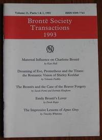 image of Brontë Society Transactions 1993 Volume 21, Parts 1 & 2