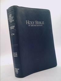 cover of Holy Bible: The New Catholic Study Bible, St. Jerome Edition, Blue Perma Leather