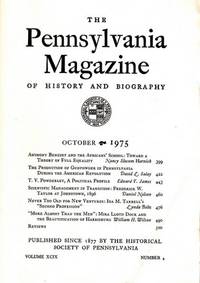 The Pennsylvania Magazine of History and Biography: Octoberl 1975