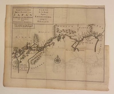 Amsterdam: Herman Uytwerf, 1732. Map. Copper engraving. Image measures 15.5
