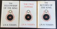 Lord of the Rings : 3 Volumes, 1st editions, 5th, 4th &amp; 2nd impressions, The Fellowship of the Ring, The Two Towers, The Return of the King by J. R. R. Tolkein - 1955,1956