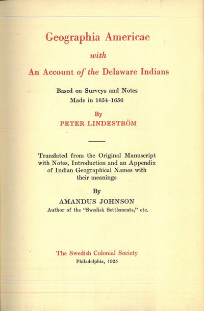 Geographia Americae with an account of the…