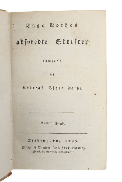 Adspredte Skrifter samlede af Andreas Bjørn Rothe. 2 Bd. (photo 3)