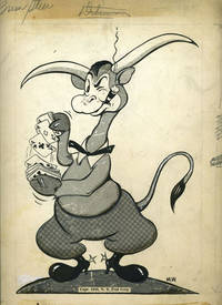 image of Bum Steer, Mockup of cartoon characters for Comic Strip, "Happy the Humbug"