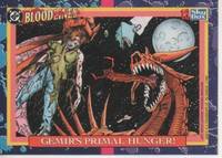 cover of Cromo E002158: Trading Cards. DC Bloodline nº 13. Gemir's Primal Hunger