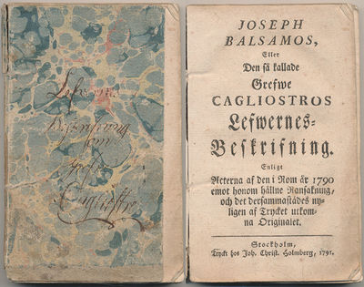 Joseph Balsamos, eller den så kallade grefwe…
