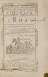 View Image 1 of 3 for Almanack with an Ephemeris for the Year of Our Lord 1802 Inventory #022242