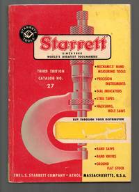 Starrett: Catalog No. 27 - Third Edition