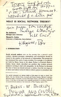 What Is Social Network Theory?