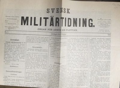 Svensk militärtidning. Organ för armén och…