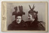 View Image 1 of 2 for Antique HALLOWEEN 1895 Cabinet Card Photograph VICTORIAN WITCH COSTUMES Pagan Women Inventory #2051