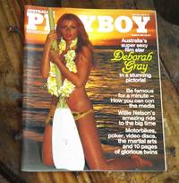 cover of Australian Playboy Magazine. March 1981