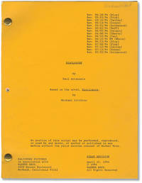 Disclosure (Original screenplay for the 1994 film) by Michael Douglas, Demi Moore, Donald Sutherland (starring); Barry Levinson (director); Michael Crichton (novel); Paul Attanasio (screenwriter) - 1994