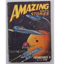 1948 February Amazing Stories, Shaver Mystery, Strictly From Mars by Robert Bloch