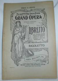 Rigoletto; An Opera in Four Acts