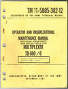 TM 11-5805-382-12: MULTIPLEXERS TD-660/G - OPERATOR AND ORGANIZATIONAL MAINTENANCE, INCLUDING REPAIR PARTS AND SPECIAL TOOLS LISTS- With Changes 1-9