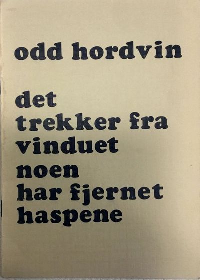 det trkker frå vinduet noen har fjernet hestene