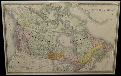 [TRAVEL] [MAPS] CANADA -- BRITISH AMERICA