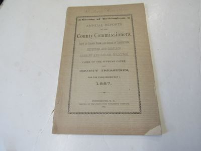 Annual Reports [Rockingham County] of the County Commissioners Supr. Of Count Farm and House of Corrections Physician Chaplain Sheriff and Jailer Solicitor