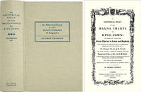 An Historical Essay on the Magna Charta of King John: to Which are..