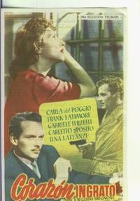 cover of Programas de cine: Corazon ingrato