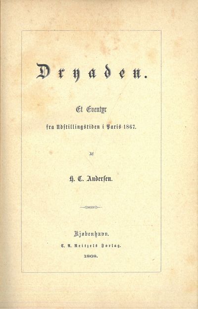 Dryaden. Et Eventyr fra Udstillingstiden i Paris 1867. (photo 2)