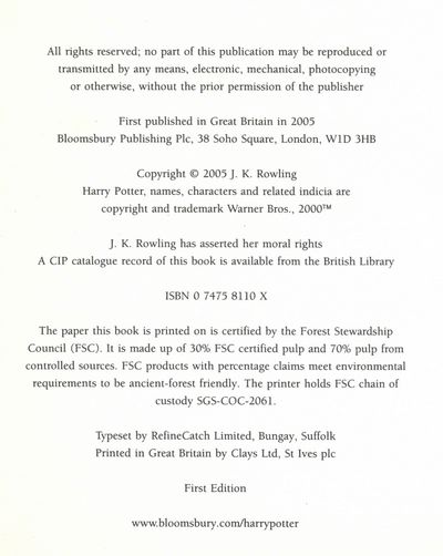 Harry Potter and the half-blood prince. (photo 2)