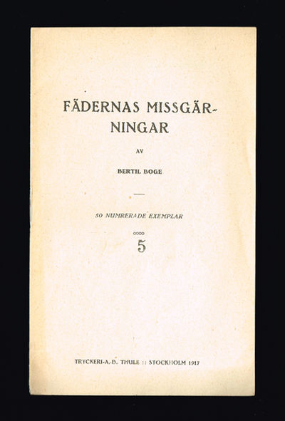 Fädernas missgärningar.