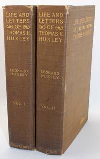 Life and Letters of Thomas H. Huxley 2 Volume Set by Huxley, Leonard - 1901