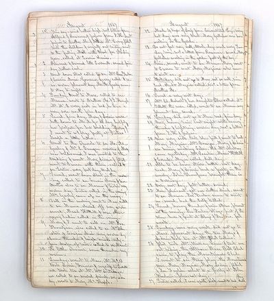 Manuscript journal of a Catholic...; (photo 2)