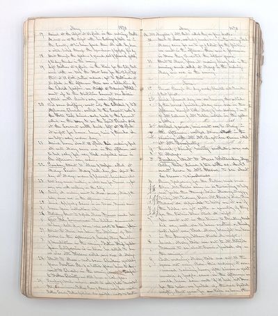 Manuscript journal of a Catholic...; (photo 7)
