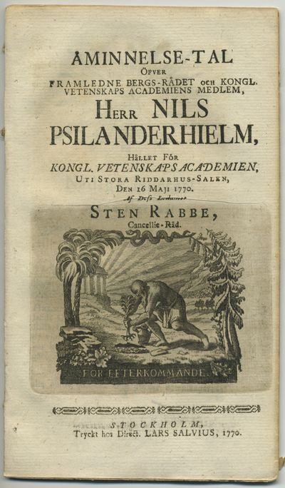 Åminnelse-tal öfver framledne bergs-rådet och…